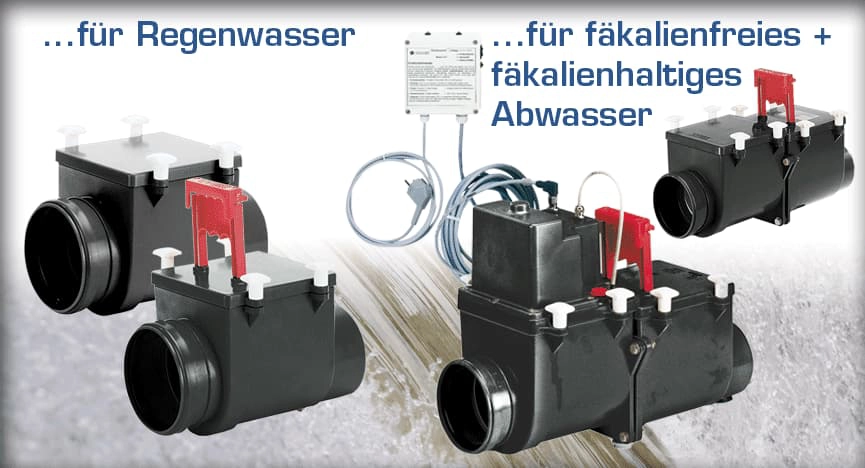 Rückstauverschlüsse