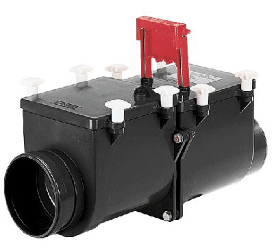 Rückstauklappe - Rückstauverschlüsse für fäkalienfreies Abwasser Stausafe DUO V