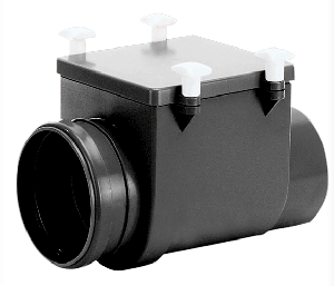 Rückstauklappe / Rückstauverschluß für Regenwasser Stausafe Mono E